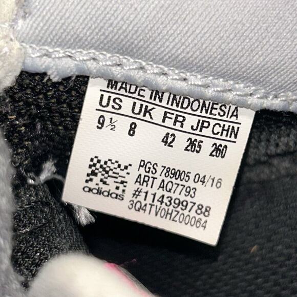 Adidas Fresh Bounce Women’s US Size 9.5 Sneaker Shoes W AQ7793 Black Grey Pink - Picture 9 of 11